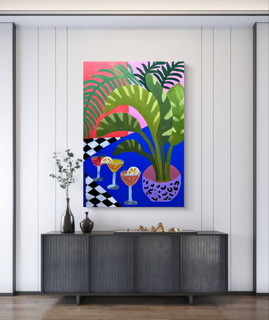 The banana plant