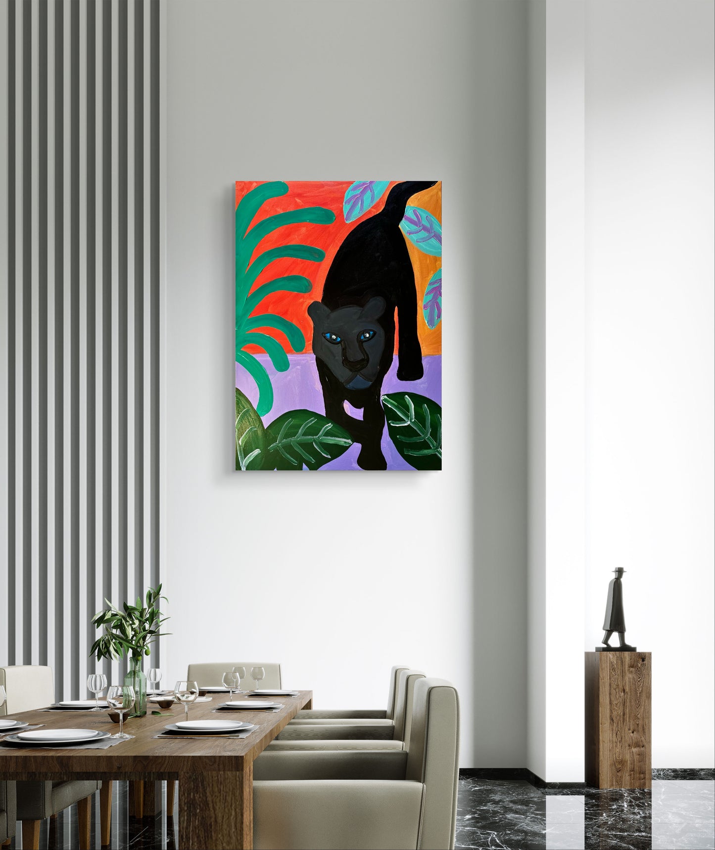 The panther searching