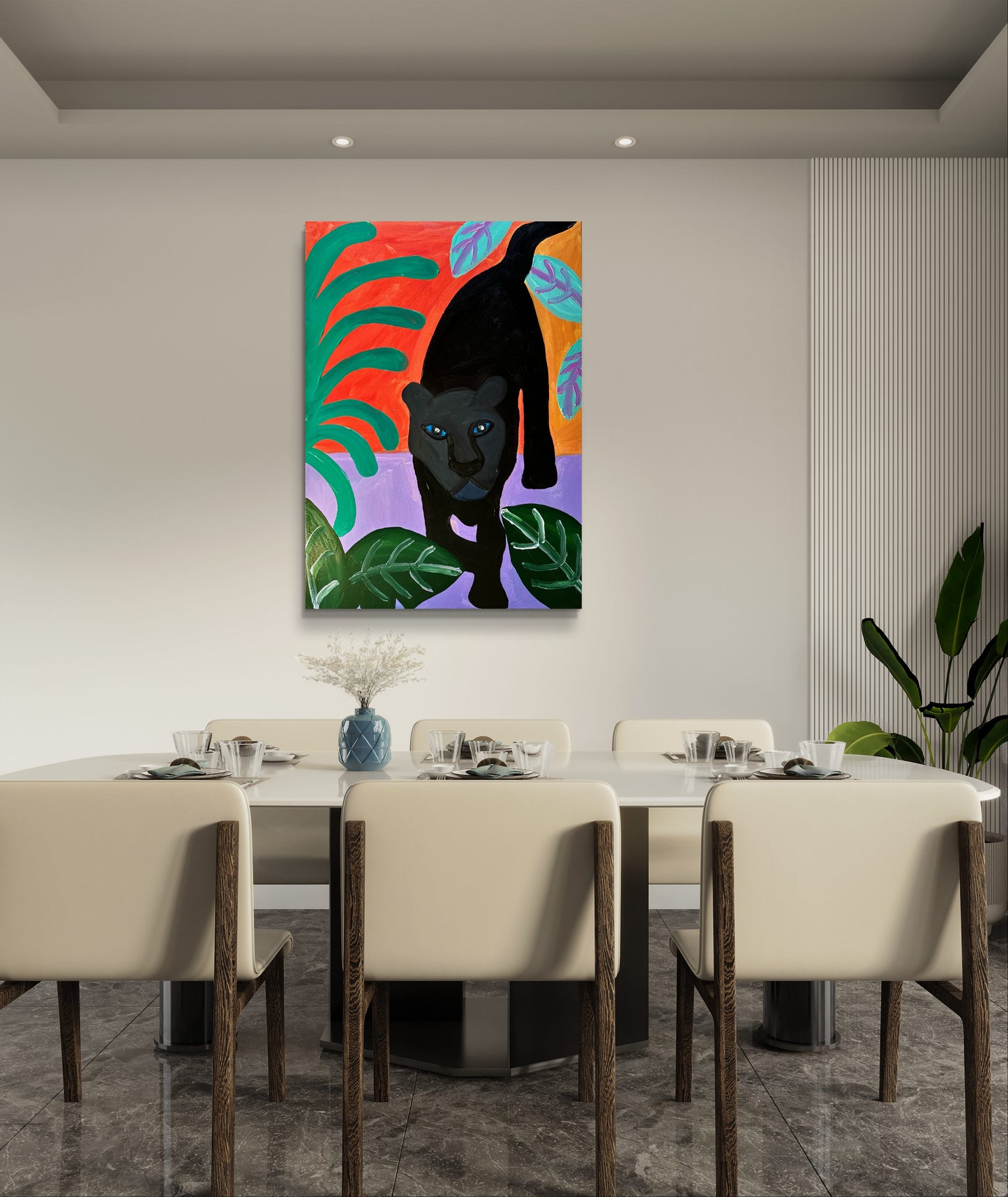 The panther searching