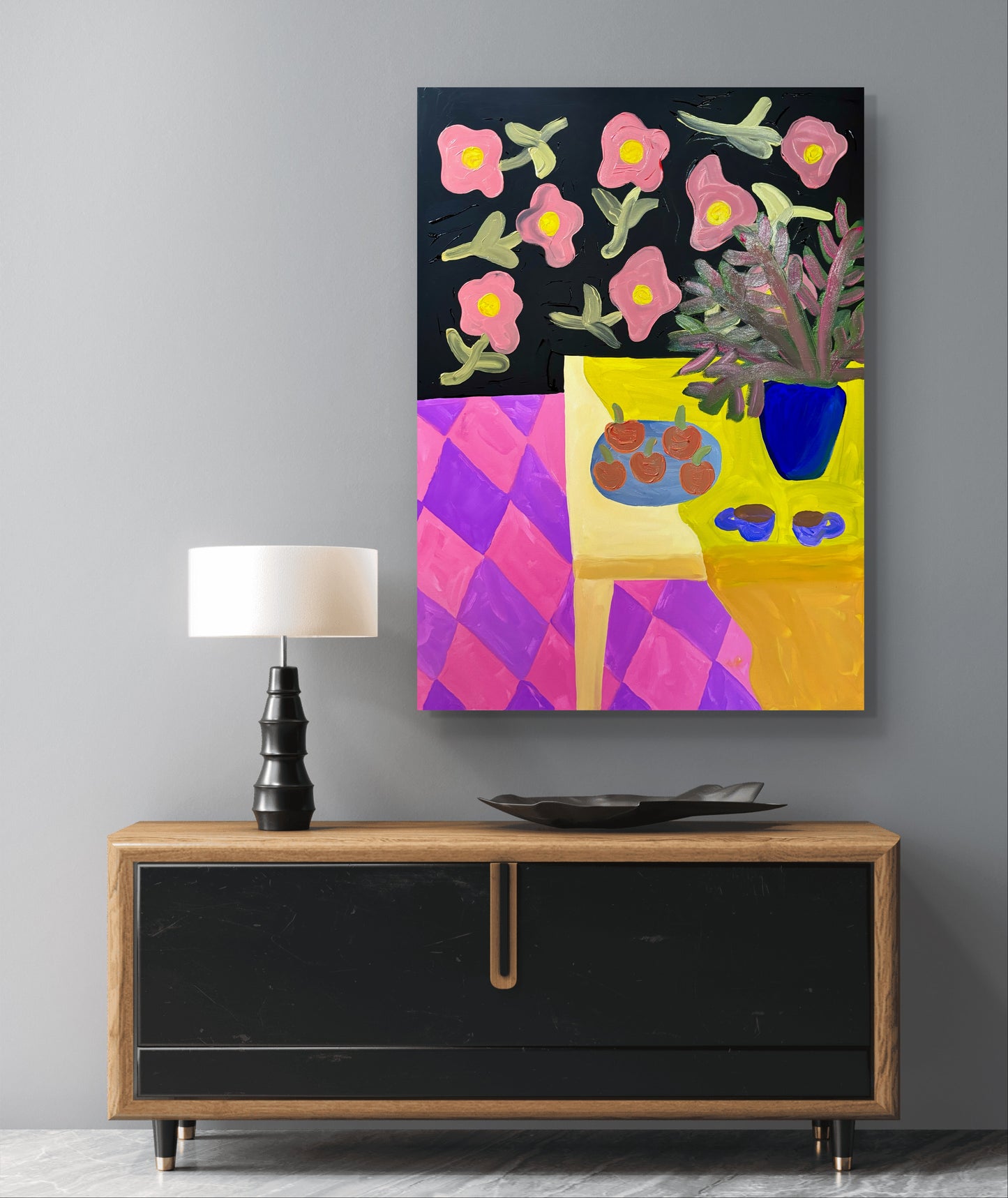 The patterned wall