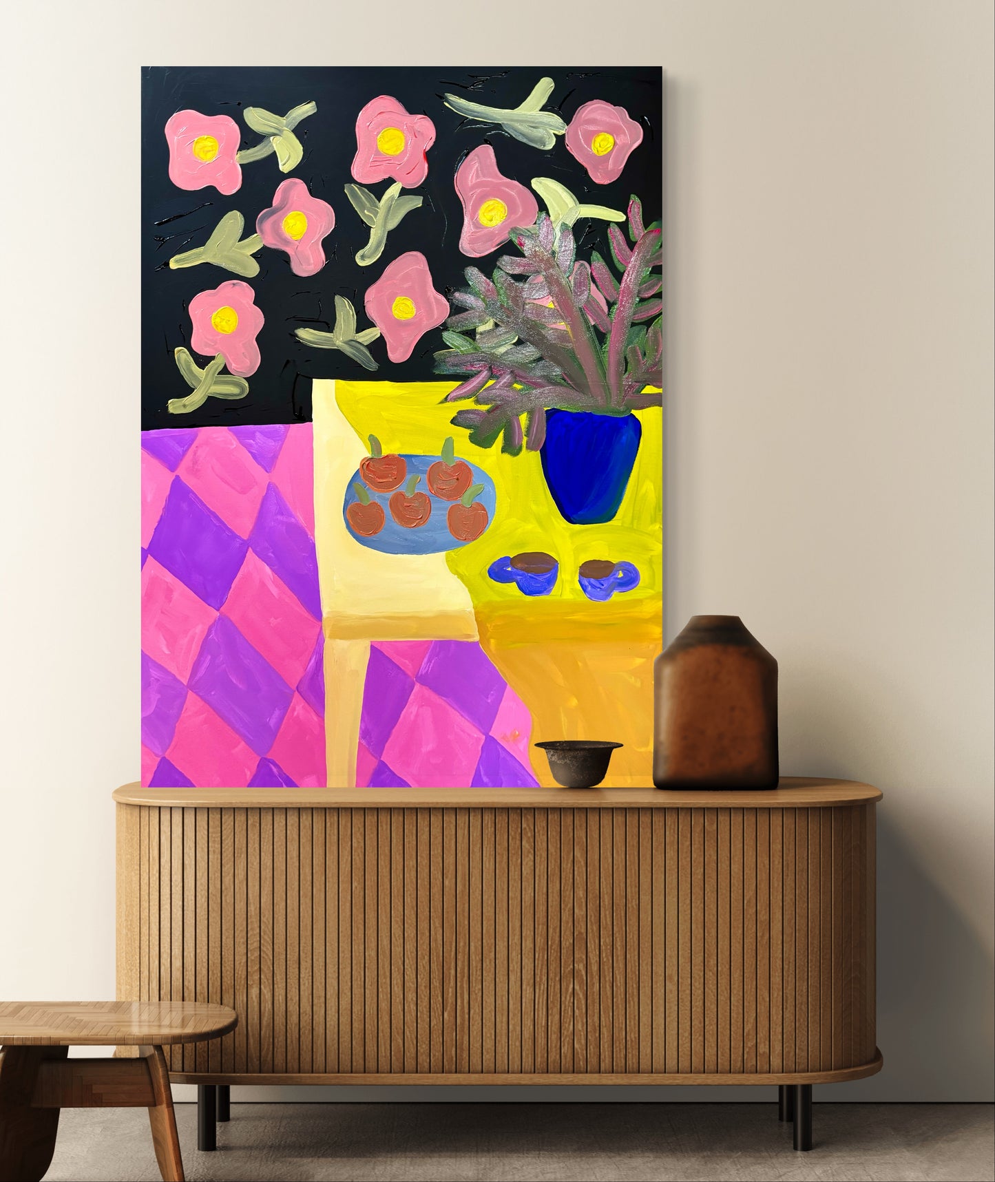 The patterned wall
