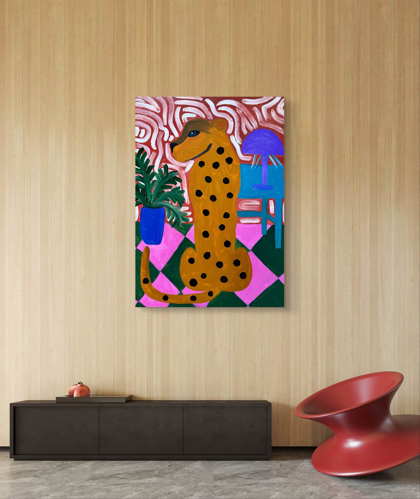 The house with an eclectic style