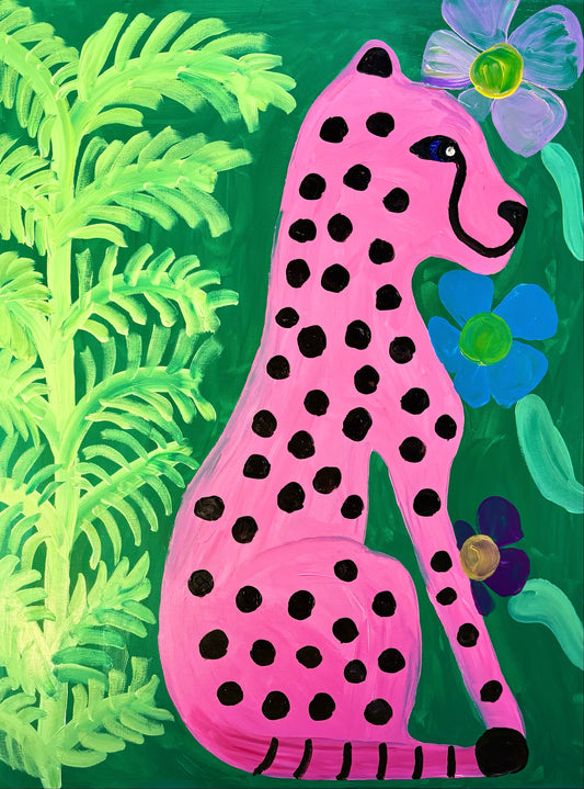 The baby leopard