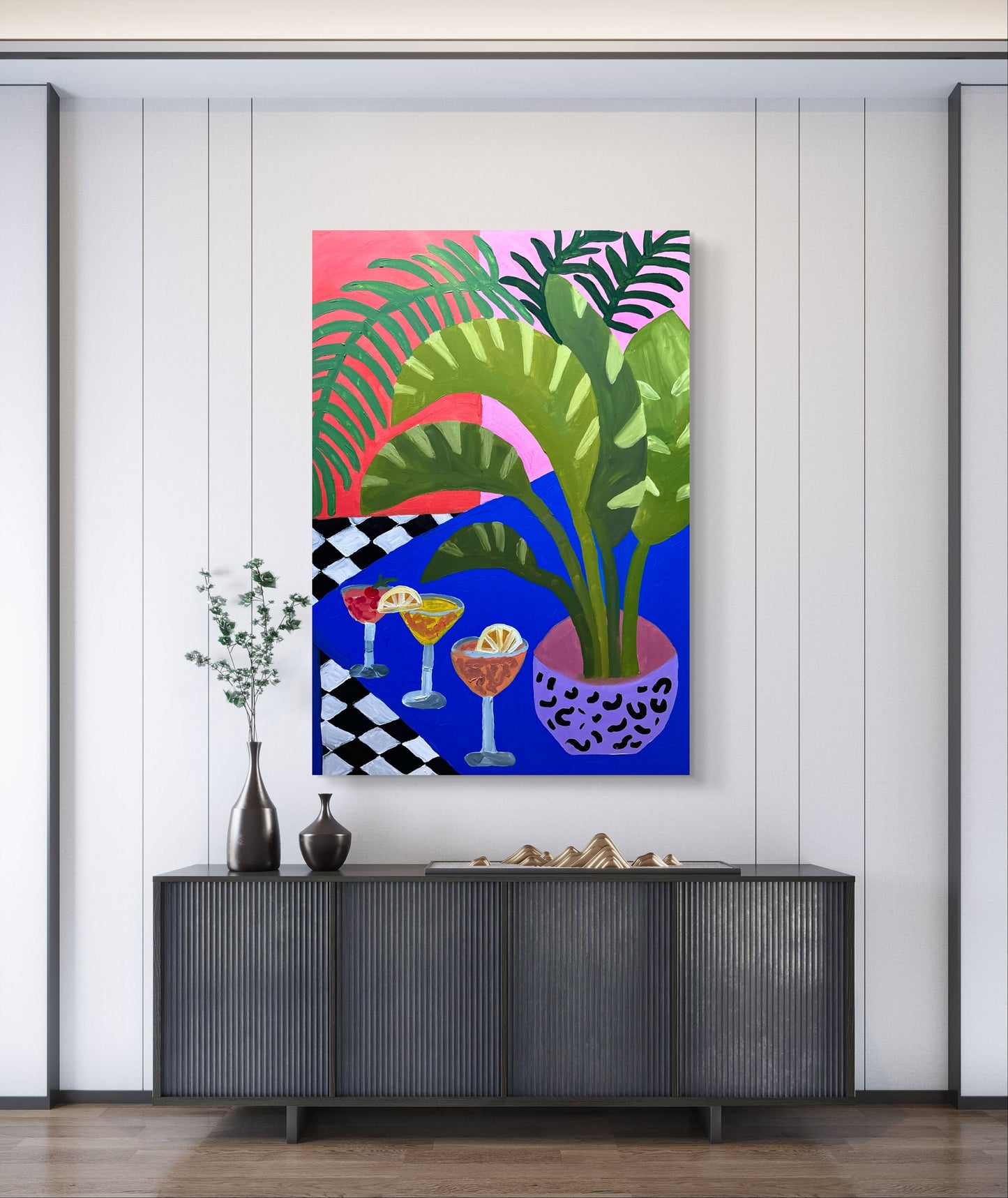 The banana plant