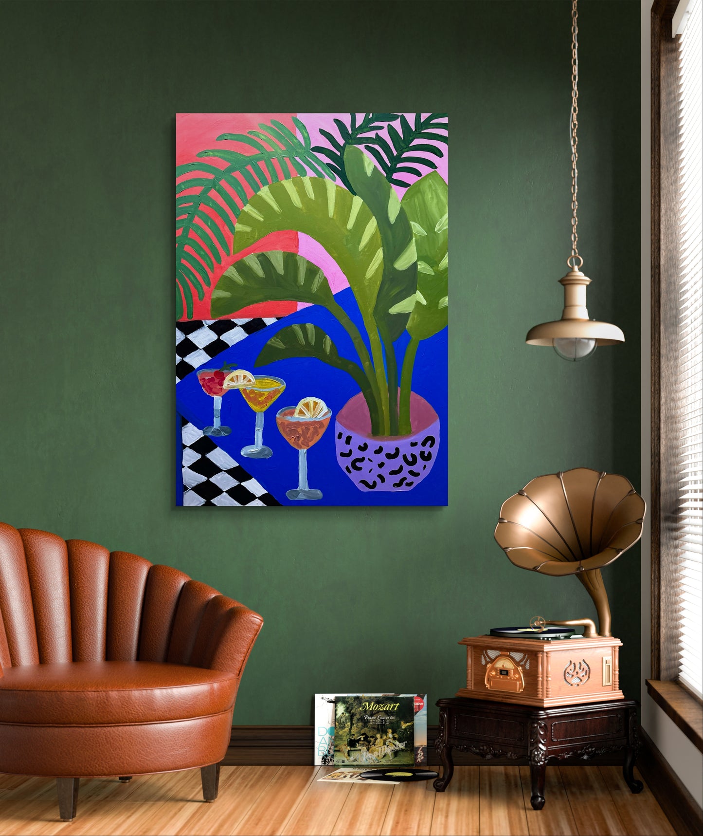 The banana plant