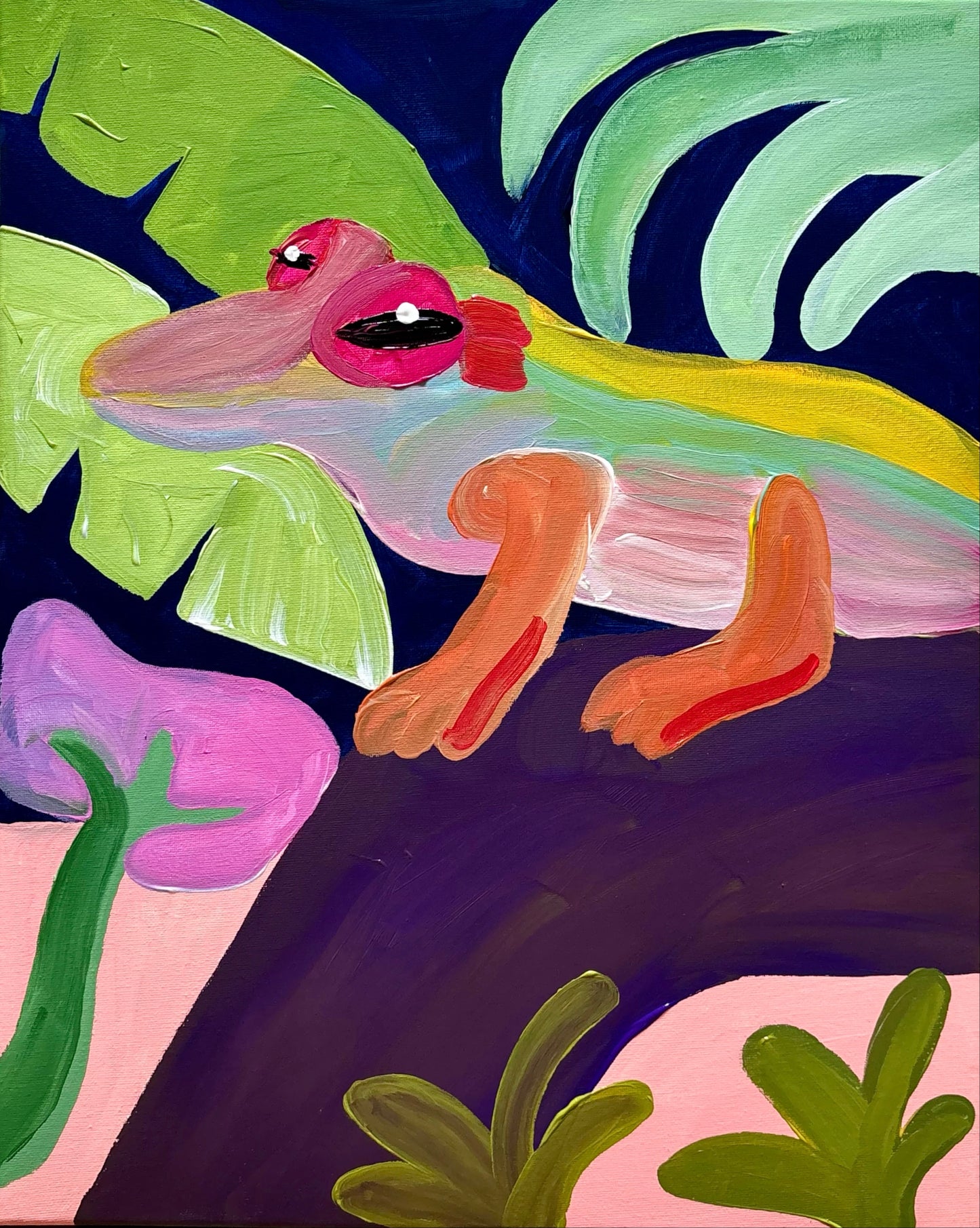 Surrounded by plants