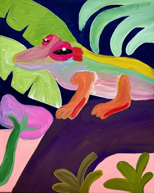 Surrounded by plants
